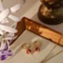 Tulip Flame Necklace And Earrings Sets, thumbnail 6 of 11