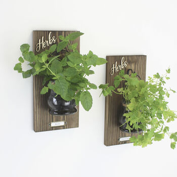 Wall Hanging Herb Pots, 2 of 7