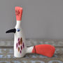 Crested Chatter Bill Ceramic Bird, thumbnail 1 of 4