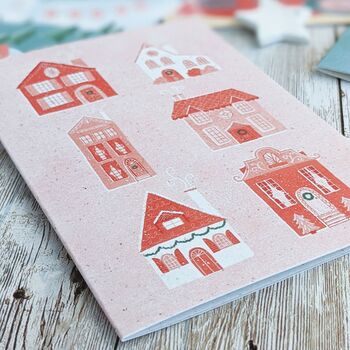 Cosy Christmas Cottages Card, 3 of 3