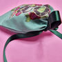 Snake, Rose And Thistle Print Reusable Handmade Pouch, thumbnail 3 of 7