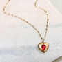Statement Heart Pendant Necklace, thumbnail 2 of 2