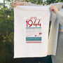 Personalised 80th Birthday Gift Microfibre Tea Towel, thumbnail 5 of 9