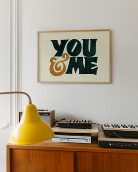 You And Me Print, Romantic Print, 5 of 8