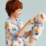 Sicily Boys Pyjama Set With Matching Teddy Bear, thumbnail 6 of 6