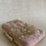 Pink Handcrafted Raw Silk Rectangular Clutch, thumbnail 9 of 10