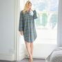 Women's 'Jura' Tartan Brushed Cotton Nightshirt, thumbnail 3 of 3