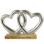 Personalised Double Heart Ornament, thumbnail 4 of 5
