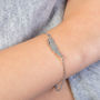 Feather Stainless Steel Bracelet, thumbnail 1 of 4