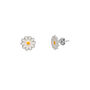 Enamel Daisy Stud Sterling Silver Earrings, thumbnail 2 of 8