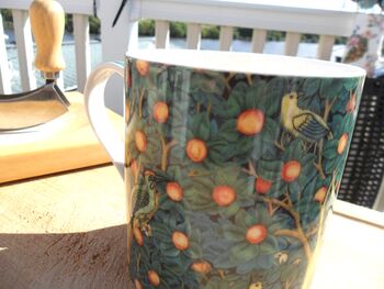 Jumbo Mug In William Morris Woodpecker Design, 10 of 11