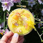 Sunshine Yellow Embroidered Hoop, thumbnail 2 of 6