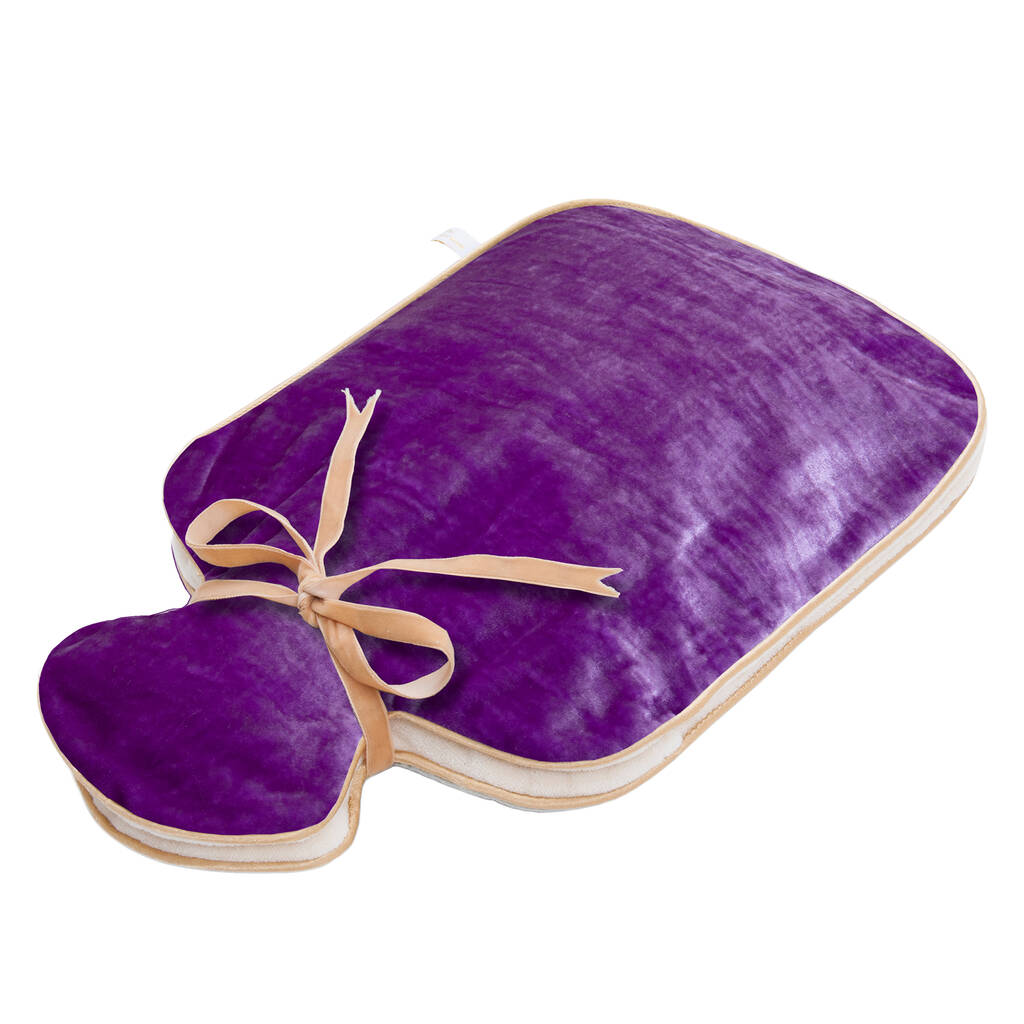 Silk Velvet Hot Water Bottle By Holistic Silk