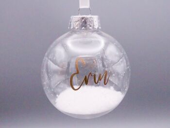 Personalised Christmas Tree Bauble, 2 of 4