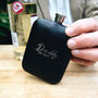 Daddy Est. Personalised Black Hip Flask, thumbnail 3 of 3