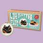 Life Is Better With Cats Mini Matchbox Cross Stitch Kit, thumbnail 1 of 12