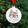 Personalised Penguin Christmas Tree Decoration, thumbnail 6 of 8