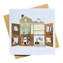 Victorian Doll's House Greetings Card, thumbnail 1 of 4