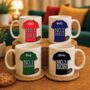 No.One Relative Personalised Rugby Shirt Mug, thumbnail 1 of 7