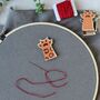 Needle Minder In Wood, Cat Paws, thumbnail 6 of 6