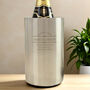 Personalised Diamond Design Wine Cooler, thumbnail 2 of 6