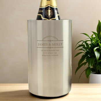 Personalised Diamond Design Wine Cooler, 2 of 6