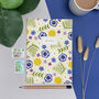 A5 Lined Notebook Botanical Design, thumbnail 4 of 5