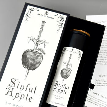 Apple Cinnamon Scented Candle Spell Candle Gift Set, 5 of 6