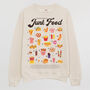 Junk Food Guide Women’s Graphic Sweatshirt, thumbnail 3 of 3