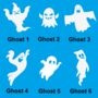 Personalised Adults Halloween Ghost T Shirt, thumbnail 9 of 12