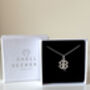 Four Leaf Clover Sterling Silver Necklace, thumbnail 6 of 7