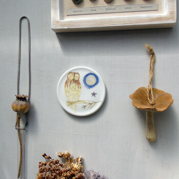 Tawny Owl Decorative Mini Wall Plate, 5 of 6
