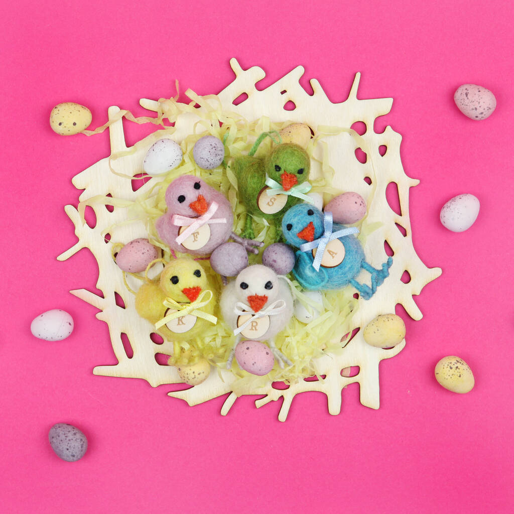 Pastel Mini Chick Hanging Decoration By Postbox Party