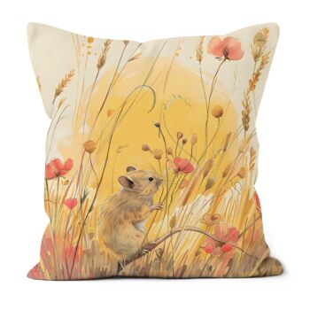 Meadow Mouse Hand Made Poly Linen Cushions, 6 of 7