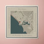 'This Is How We Started' Vintage Map Scarf, thumbnail 7 of 11