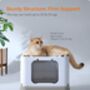 Hidden Cat Litter Box For Large Cats Anti Leaking, thumbnail 4 of 12