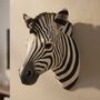 Zebra Head Wall Hanging Decoration, thumbnail 1 of 3