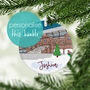 Personalised Aston Villa Bauble, Villa Park, thumbnail 1 of 4