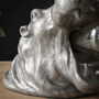 Silver Roaring Hippo Table Lamp, thumbnail 3 of 6