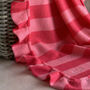 Personalised Cashmere Frill Baby Blanket, thumbnail 2 of 8