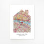 Our First Home Personalised UK Map Custom Made Print, thumbnail 12 of 12