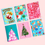 Pack Of Six Christmas Cards Multipack Card Bundle, thumbnail 1 of 7