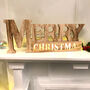 Light Up Merry Christmas Sign, thumbnail 1 of 2
