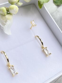 Earrings Set Gift For Her With Matching Stud Earrings And Hoops, 3 of 11