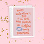 Cute Coffee Valentine's Day Card, thumbnail 3 of 4