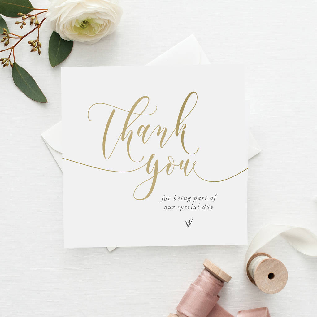 Wedding Thank You | Guest Thank You Card, 1 of 2