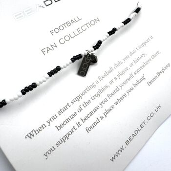 Derby County Football Club Fan Bead Bracelet With Charms, 2 of 5