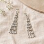 Statement Diamante Drop Earrings, thumbnail 1 of 4