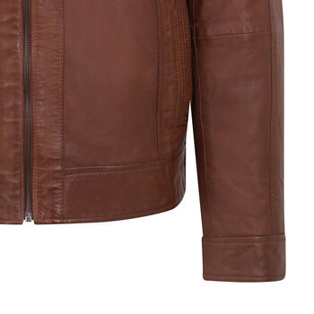 Mens' Luxury Sheepskin Leather Jacket, 8 of 9