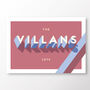 Aston Villa 'The Villans' Poster, thumbnail 2 of 7